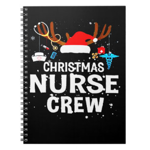 Geschenk für Krankenschwester Christmas Nurse Cr Notizblock