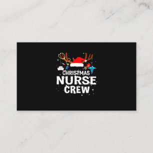 Geschenk für Krankenschwester Christmas Nurse Cr Visitenkarte