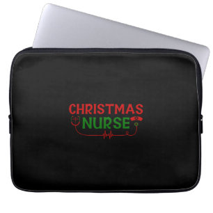 Geschenk für Krankenschwester Christmas Nurse Laptopschutzhülle