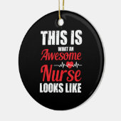 Geschenk für Krankenschwester | Das ist eine Phant Keramik Ornament (Links)