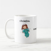 Geschenk für Krankenschwester - Engel in der Kaffeetasse (Links)