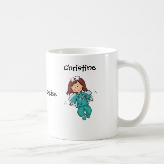 Geschenk für Krankenschwester - Engel in der Kaffeetasse (Rechts)