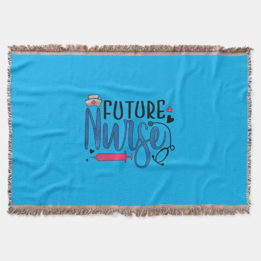 Geschenk für Krankenschwester | Future Nurse Decke (Vorderseite)