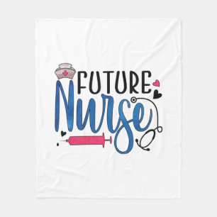 Geschenk für Krankenschwester   Future Nurse Fleecedecke
