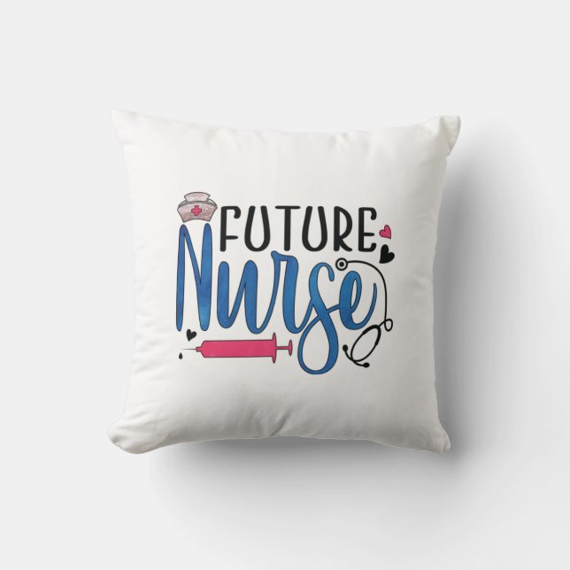 Geschenk für Krankenschwester | Future Nurse Kissen (Vorderseite)