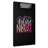 Geschenk für Krankenschwester | Future Nurse Klemmbrett (Rechts)