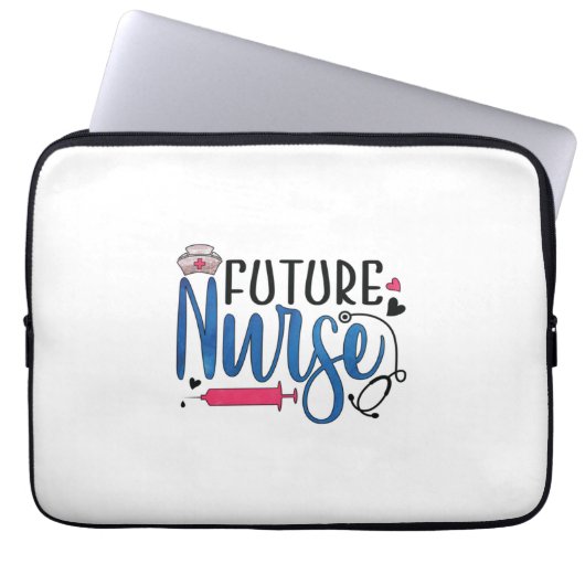Geschenk für Krankenschwester | Future Nurse Laptopschutzhülle (Vorderseite)