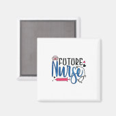 Geschenk für Krankenschwester | Future Nurse Magnet (Vorderseite/Rückseite)