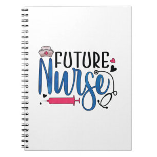 Geschenk für Krankenschwester Future Nurse Notizblock