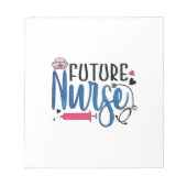 Geschenk für Krankenschwester | Future Nurse Notizblock (Vorderseite)