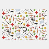 Geschenk für Krankenschwester Geschenkpapier Set (Vorderseite 3)