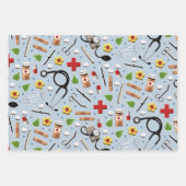 Geschenk für Krankenschwester Geschenkpapier Set (Vorderseite)