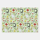 Geschenk für Krankenschwester Geschenkpapier Set (Vorderseite 2)