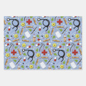 Geschenk für Krankenschwester Geschenkpapier Set (Vorderseite)