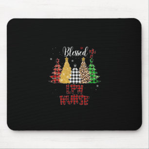 Geschenk für Krankenschwester   Gesegnet LPN Nurse Mousepad
