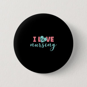 Geschenk für Krankenschwester I Liebe Pflege Button