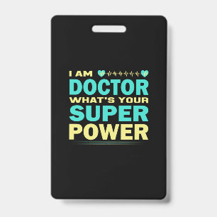 Geschenk für Krankenschwester Ich bin Doktor, wa Ausweis