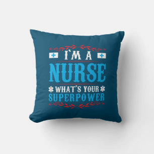 Geschenk für Krankenschwester   Ich bin eine Krank Kissen