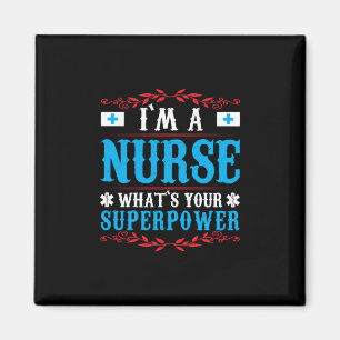 Geschenk für Krankenschwester Ich bin eine Krank Magnet