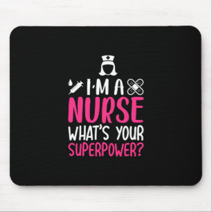 Geschenk für Krankenschwester   Ich bin eine Krank Mousepad