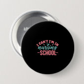 Geschenk für Krankenschwester | Ich bin in der Kra Button (Vorne & Hinten)
