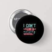 Geschenk für Krankenschwester | Ich bin in der Kra Button (Vorne & Hinten)
