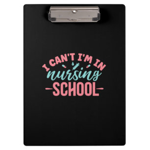 Geschenk für Krankenschwester   Ich bin in der Kra Klemmbrett