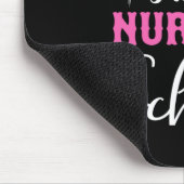 Geschenk für Krankenschwester | Ich bin in der Kra Mousepad (Ecke)
