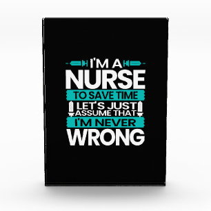 Geschenk für Krankenschwester   Ich bin Krankensch Fotoblock