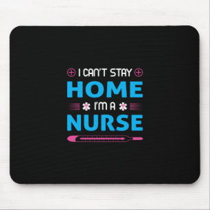 Geschenk für Krankenschwester Ich bin Krankensch Mousepad