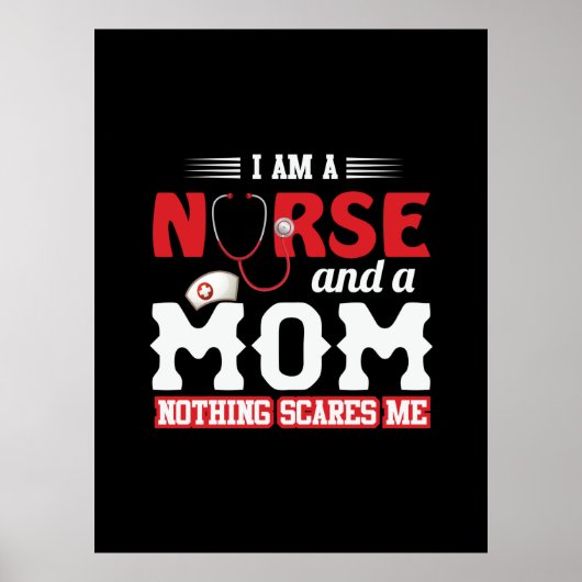 Geschenk für Krankenschwester | Ich bin Krankensch Poster (Vorne)
