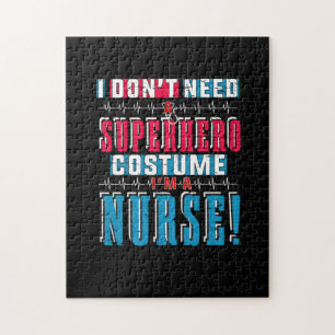 Geschenk für Krankenschwester Ich brauche keinen Puzzle