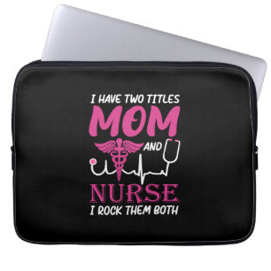 Geschenk für Krankenschwester   Ich habe zwei Tite Laptopschutzhülle