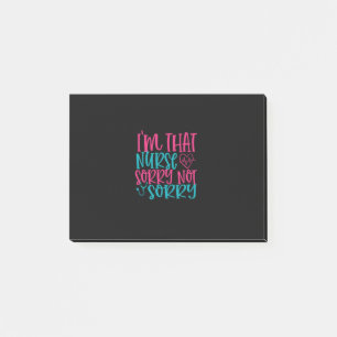 Geschenk für Krankenschwester   Im dass Krankensch Post-it Klebezettel