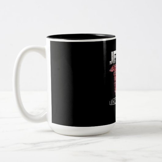 Geschenk für Krankenschwester | Jesus Rette, dass Zweifarbige Tasse (Links)