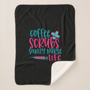 Geschenk für Krankenschwester   Kaffeekrubs Sanity Sherpadecke