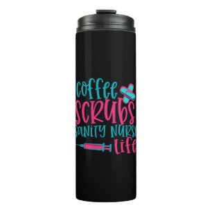 Geschenk für Krankenschwester   Kaffeekrubs Sanity Thermosbecher