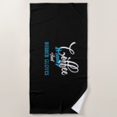 Geschenk für Krankenschwester | Kaffeeschirme und  Strandtuch (Vorderseite)