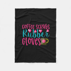 Geschenk für Krankenschwester   Kaffeeschrubben Gu Fleecedecke