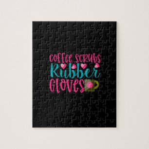 Geschenk für Krankenschwester Kaffeeschrubben Gu Puzzle