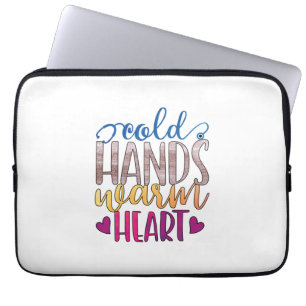 Geschenk für Krankenschwester Kalte Hände Varm H Laptopschutzhülle