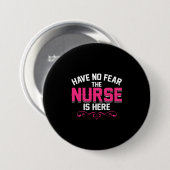 Geschenk für Krankenschwester | Keine Angst, die K Button (Vorne & Hinten)