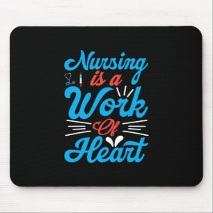 Geschenk für Krankenschwester Krankenpflege ist Mousepad