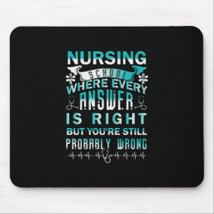 Geschenk für Krankenschwester Krankenschule, in Mousepad