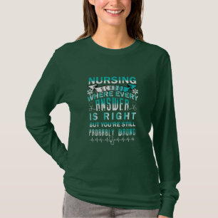 Geschenk für Krankenschwester Krankenschule, in T-Shirt