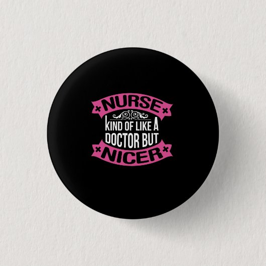 Geschenk für Krankenschwester | Krankenschwester w Button (Vorderseite)