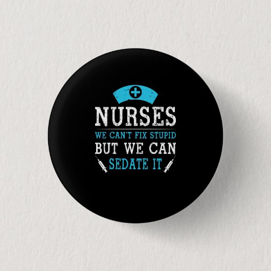 Geschenk für Krankenschwester | Krankenschwestern, Button (Vorderseite)