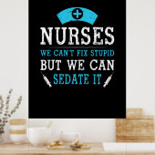 Geschenk für Krankenschwester | Krankenschwestern, Poster (Küche)