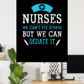 Geschenk für Krankenschwester | Krankenschwestern, Poster (Heimbüro)