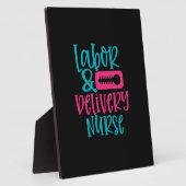 Geschenk für Krankenschwester | Labour Belivery Nu Fotoplatte (Seite)